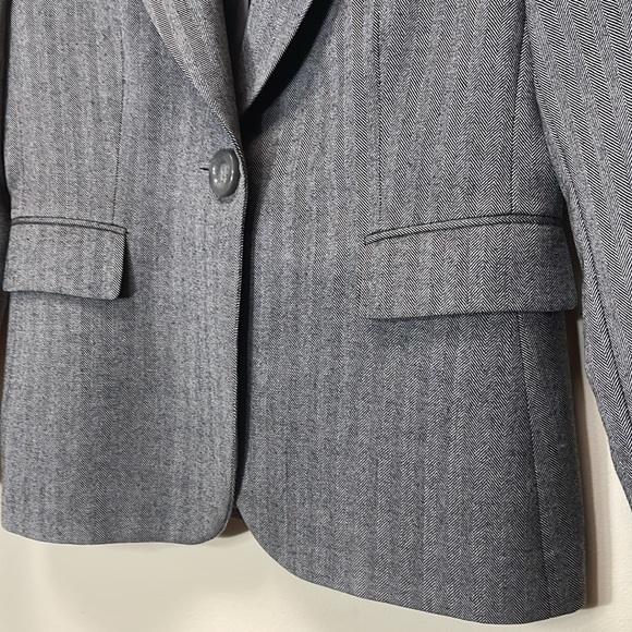 Tahari Grey Wool Blazer Jacket - Picture 8 of 14